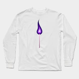 Violet Fire Long Sleeve T-Shirt